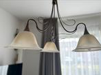 Hanglampen - 2 stuks, Huis en Inrichting, Lampen | Kroonluchters, Ophalen, Gebruikt, Glas