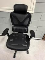 Verstelbare, ergonomische bureaustoel, Ophalen, Gebruikt, Zwart, Bureaustoel