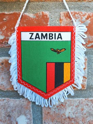 Zambia 1980  prachtig uniek vintage vaantje beschikbaar voor biedingen