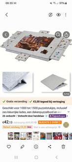 Puzzelplank, Hobby en Vrije tijd, Denksport en Puzzels, Ophalen of Verzenden, Minder dan 500 stukjes