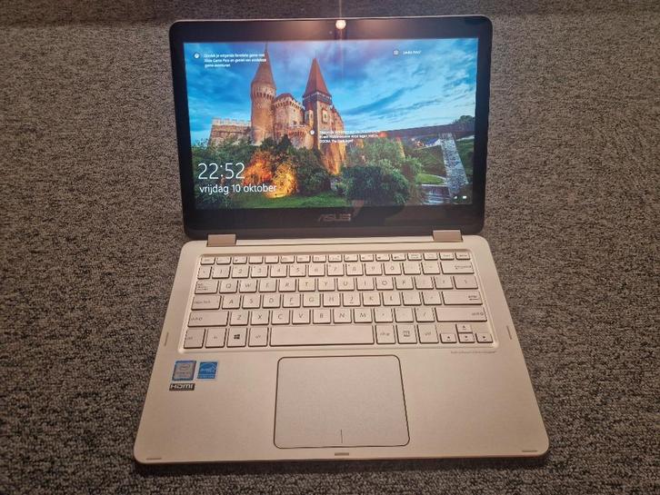 ASUS notebook, Computers en Software, Windows Laptops, Refurbished, 13 inch, SSD, Minder dan 2 Ghz, 4 GB, Qwerty, Met touchscreen