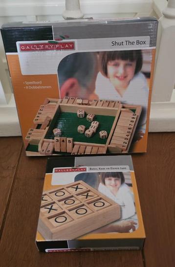 Shut the box & boter, kaas + eieren- Hout- Gallery Play beschikbaar voor biedingen