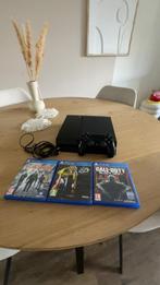 Ps4 plus met kabel en spellen, Spelcomputers en Games, Spelcomputers | Sony PlayStation 4, Ophalen, Zo goed als nieuw, Met 1 controller