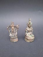 Bronzen graf beeldjes  Tara en Ganrsha boeddhisme, Ophalen of Verzenden