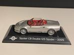 Burago Modelauto Spyker C8 Double 12S Spyder - 2005, Hobby en Vrije tijd, Modelauto's | 1:43, Ophalen of Verzenden, Zo goed als nieuw