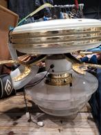 Vintage plafondventilator met lamp, Ophalen of Verzenden