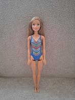 Barbie Beach Doll With Blue Swimsuit, Ophalen of Verzenden, Zo goed als nieuw, Barbie