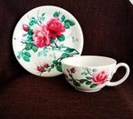 Roy Kirkham kop en schotel. Porselein, Engeland, Huis en Inrichting, Ophalen of Verzenden, Zo goed als nieuw, Overige stijlen