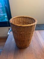 Rieten mand / wicker basket, Ophalen, Zo goed als nieuw, Rond, Riet