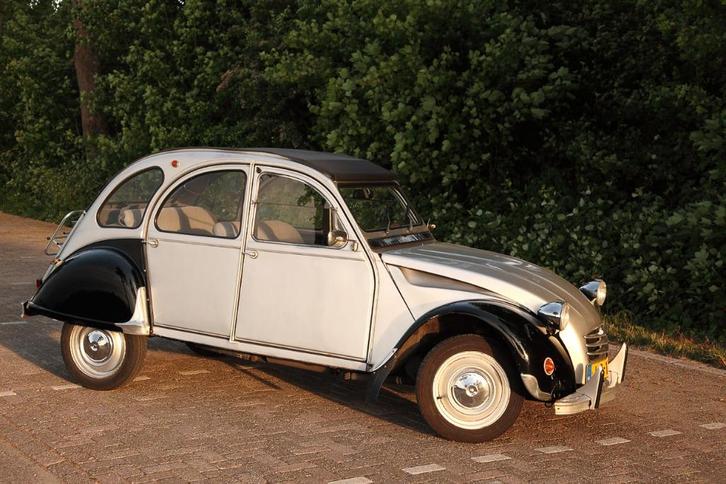 Citroën 2CV6 0.6 1985 Wit - Charleston, Auto's, Citroën, Particulier, 2CV, Metallic lak, Open dak, Benzine, Hatchback, Handgeschakeld