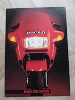 Keurige Ducati Paso 750 motorfiets folder, Ophalen of Verzenden, Ducati