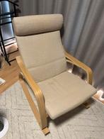 IKEA POANG Schommelstoel Beige, Huis en Inrichting, Stoelen, Ophalen, Gebruikt, Overige kleuren, Eén