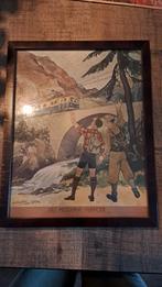 Unieke illustratie"het Moderne vervoer" van Harmsen van Beek, Ophalen of Verzenden, Gebruikt, Trein, Boek of Tijdschrift