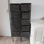 Stalen ladenkasten - 2 stuks, Ophalen, Minder dan 50 cm, Gebruikt, 5 laden of meer