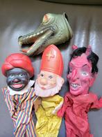 vintage poppenkastpoppen. duivel, sinterklaas, piet, slang, Ophalen of Verzenden, Gebruikt, Overige typen