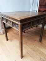Antieke originele Chinese tafel met uitgesneden Happiness, Antiek en Kunst, Antiek | Meubels | Tafels, Ophalen