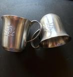 2 eekhoorn gero zilmeta kinderbekertjes, Ophalen of Verzenden, Gebruikt