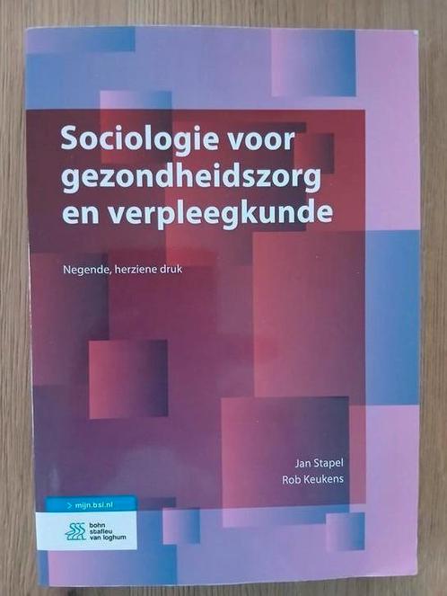 Sociologie voor gezondheidszorg en verpleegkunde, Boeken, Studieboeken en Cursussen, Zo goed als nieuw, Ophalen of Verzenden