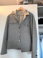 Trucker jacket Drago Super 180 grijs herringbone, Kleding | Heren, Ophalen of Verzenden, Zo goed als nieuw, Maat 48/50 (M), Grijs