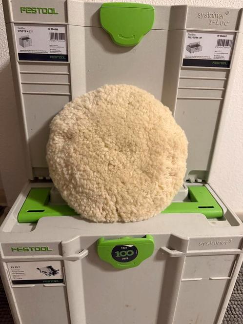 lamswollen polijstvacht 180mm padden polijstschijven, Auto diversen, Onderhoudsmiddelen, Ophalen of Verzenden