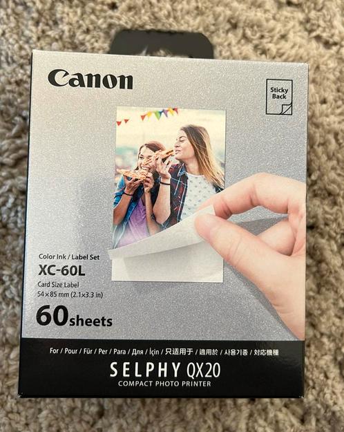 Canon XC-60L fotopapier, Audio, Tv en Foto, Fotografie | Fotopapier, Nieuw, Ophalen of Verzenden