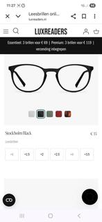 Luxreaders blauwe licht brillen +2, Overige merken, Blauw, Nieuw, Ophalen of Verzenden