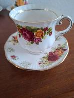 Antieke Elizabethan Kop en Schotel, Antiek en Kunst, Antiek | Servies los, Ophalen