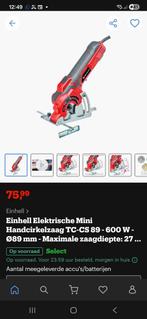 Mini Zaagmachine met Extra Zaagblad, Ophalen of Verzenden, Minder dan 700 watt, Haakse handslijpmachine