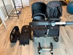 Bugaboo donkey duo kinderwagen met wieg en 2 stoelen, Kinderen en Baby's, Verstelbare duwstang, Gebruikt, Bugaboo, Ophalen of Verzenden