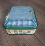 Vintage Wieger Ketellapper koektrommel blik 17 cm, Ophalen of Verzenden, Gebruikt, Koek(jes), Overige merken