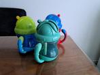 Nuby rietjes bekers 3 stuks 1+ zgan, Ophalen, Zo goed als nieuw, Overige typen