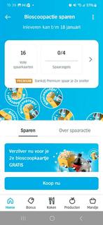 Bioscoop kaartjes AH, Tickets en Kaartjes, Twee personen, Ticket of Toegangskaart