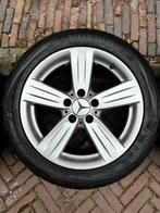 Mercedes Velgen met Winterbanden 17 inch ET48, Auto-onderdelen, Banden en Velgen, Ophalen, Banden en Velgen, 17 inch, Winterbanden
