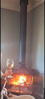 Prachtige Franklin haard, houtkachel, blikvanger!, Huis en Inrichting, Kachels, Ophalen of Verzenden, Zo goed als nieuw, Hout