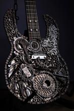 Gitaar kunst metaal, Ophalen of Verzenden