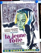 Filmposter La jeune folle / De dwaze maagd, Gebruikt, Ophalen of Verzenden, A1 t/m A3, Film en Tv