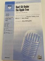 bladmuziek te koop Dont sit under the apple tree, Muziek en Instrumenten, Bladmuziek, Zang, Ophalen of Verzenden, Populair, Nieuw