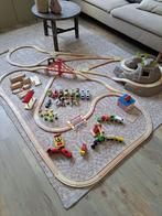 Treinbaan mega-set 108-delig + elektrische trein, Ophalen of Verzenden, Gebruikt, Afstandsbediening