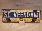 Retro SC Veendam bord - Uniek en weerbestendig!, Ophalen of Verzenden, Gebruikt