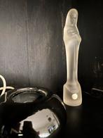 Royal Leerdam Madonna Beeld op voet met verlichting, Antiek en Kunst, Ophalen of Verzenden