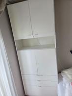 baer legkast wit vintage 1975 met elpee lade, Ophalen, Gebruikt, 200 cm of meer, 50 tot 100 cm