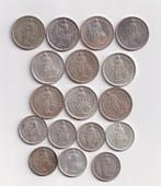Zwitserland zilver, Zwitserse zilveren 1 en 2 frank munten, Ophalen of Verzenden, Overige landen, Zilver