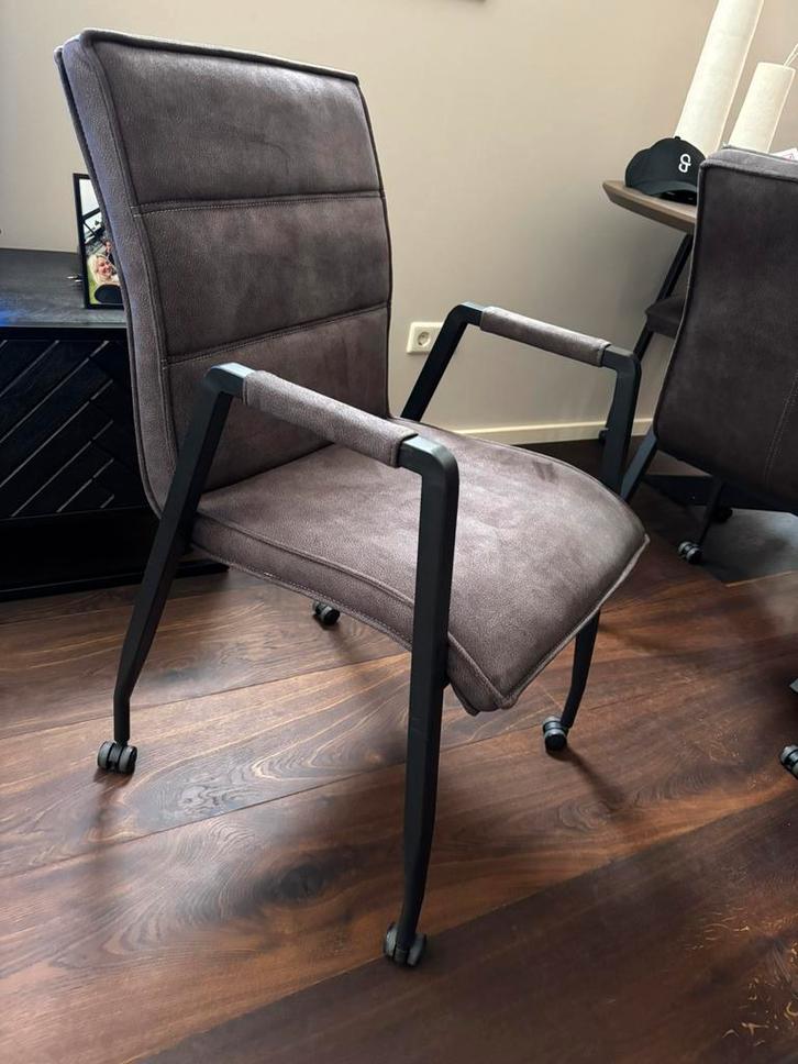 Eetkamerstoel Zitmaxx, Huis en Inrichting, Stoelen, Zo goed als nieuw, Grijs, Ophalen