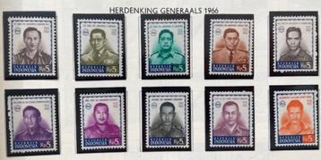 10x 1966  Herdenking Generaals beschikbaar voor biedingen