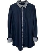 D&G shirt maat Large, Blauw, Ophalen of Verzenden, Zo goed als nieuw, Halswijdte 41/42 (L)