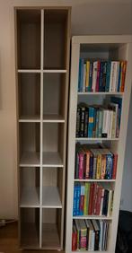 Nieuwe (boeken)kast Eiken/Wit - Moderne Look, Huis en Inrichting, Kasten | Boekenkasten, Ophalen, Met plank(en), Minder dan 50 cm