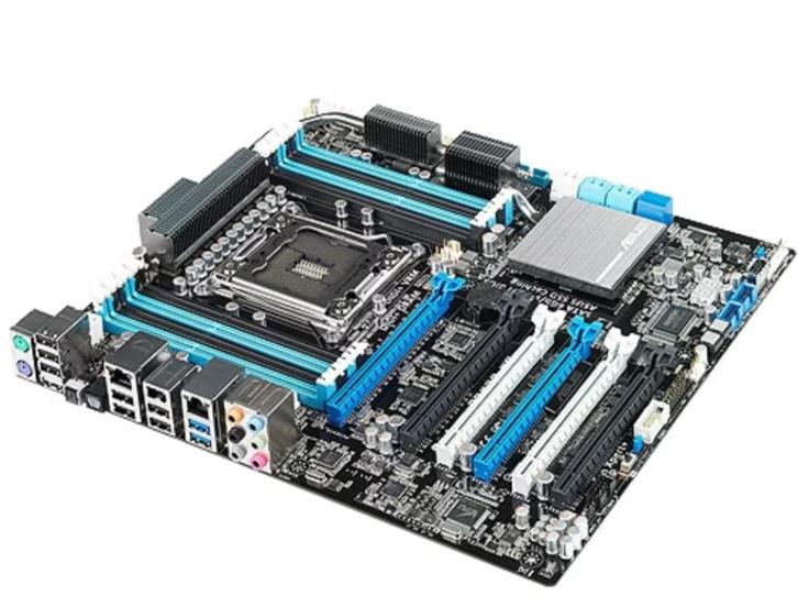 Asus P9X79 WS socket 2011, Computers en Software, Moederborden, Gebruikt, Verzenden
