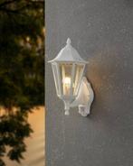 60 % VOORDEEL -- EGLO BUITENLAMP ALU - GLAS KLEUR WIT, Wandlamp, Waterbestendig, Ophalen of Verzenden, Netvoeding