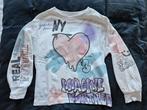 Zara graffiti longsleeve mt 134, Gebruikt, Meisje, Ophalen of Verzenden, Zara