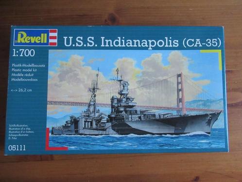 U.S.S. Indianapolis (CA-35) (Revell 1/700), Hobby en Vrije tijd, Modelbouw | Boten en Schepen, Nieuw, 1:200 of kleiner, Revell